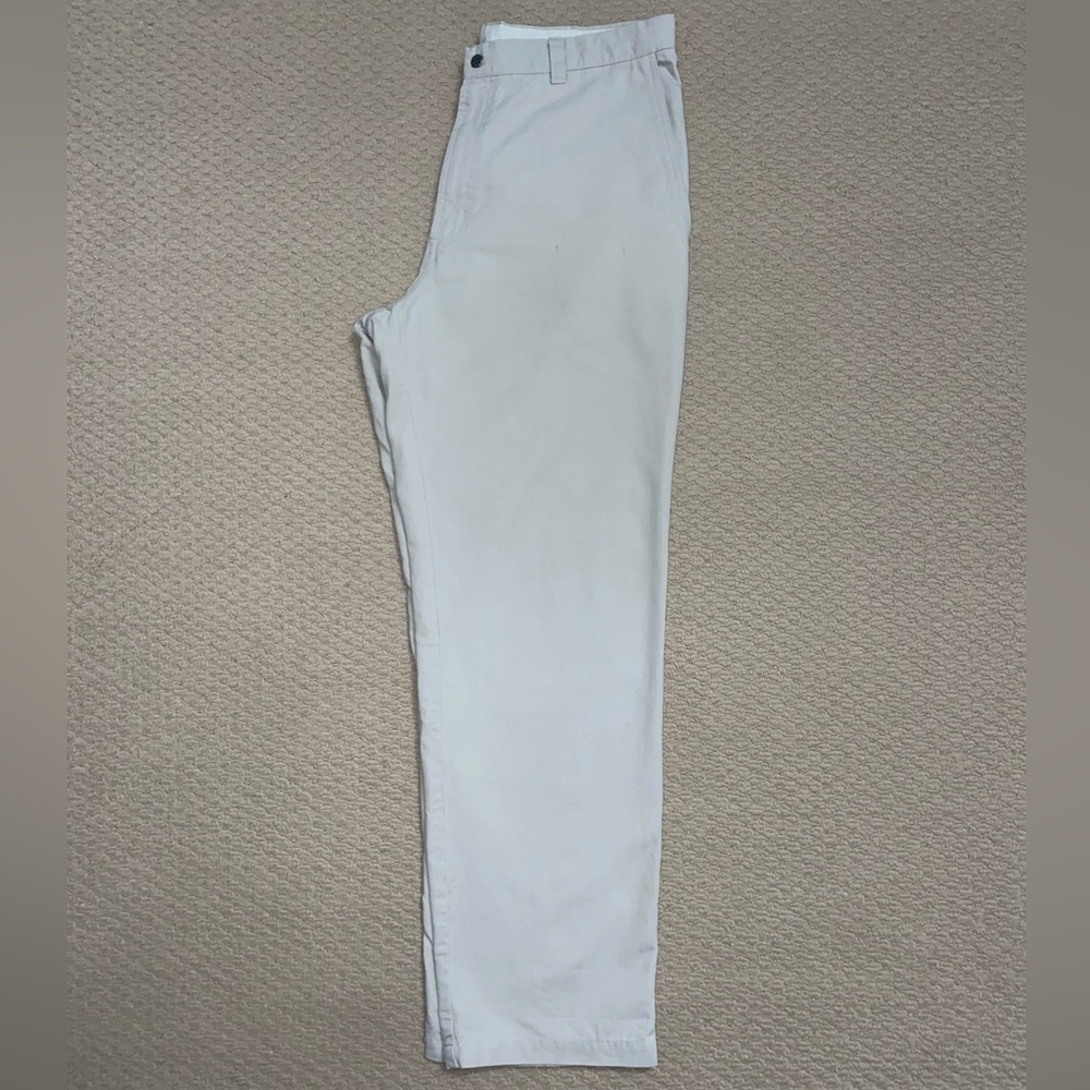Columbia Straight Cut Pants (Beige-Cream)
